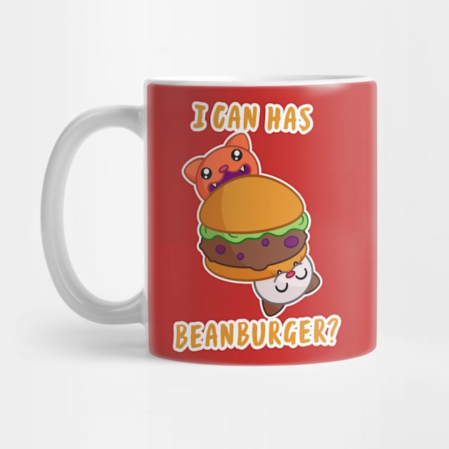 I can has beanburger? For cat Loving vegans and vegetarians by LeavesNotLives